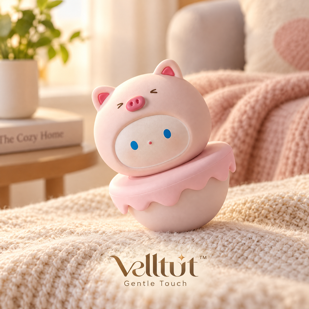 velltut™ Pastel Animal Rocking Chair Figurine