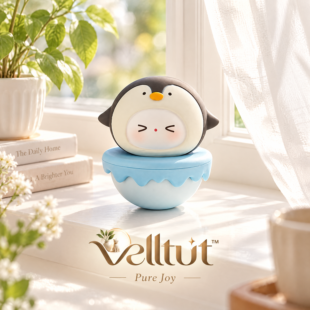 velltut™ Cute Sleepy Penguin Tumbler Toy