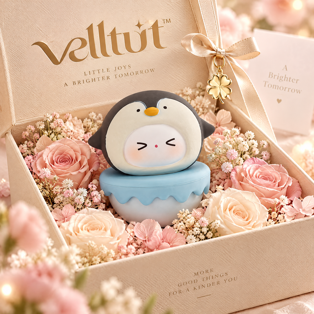velltut™ Cute Sleepy Penguin Tumbler Toy
