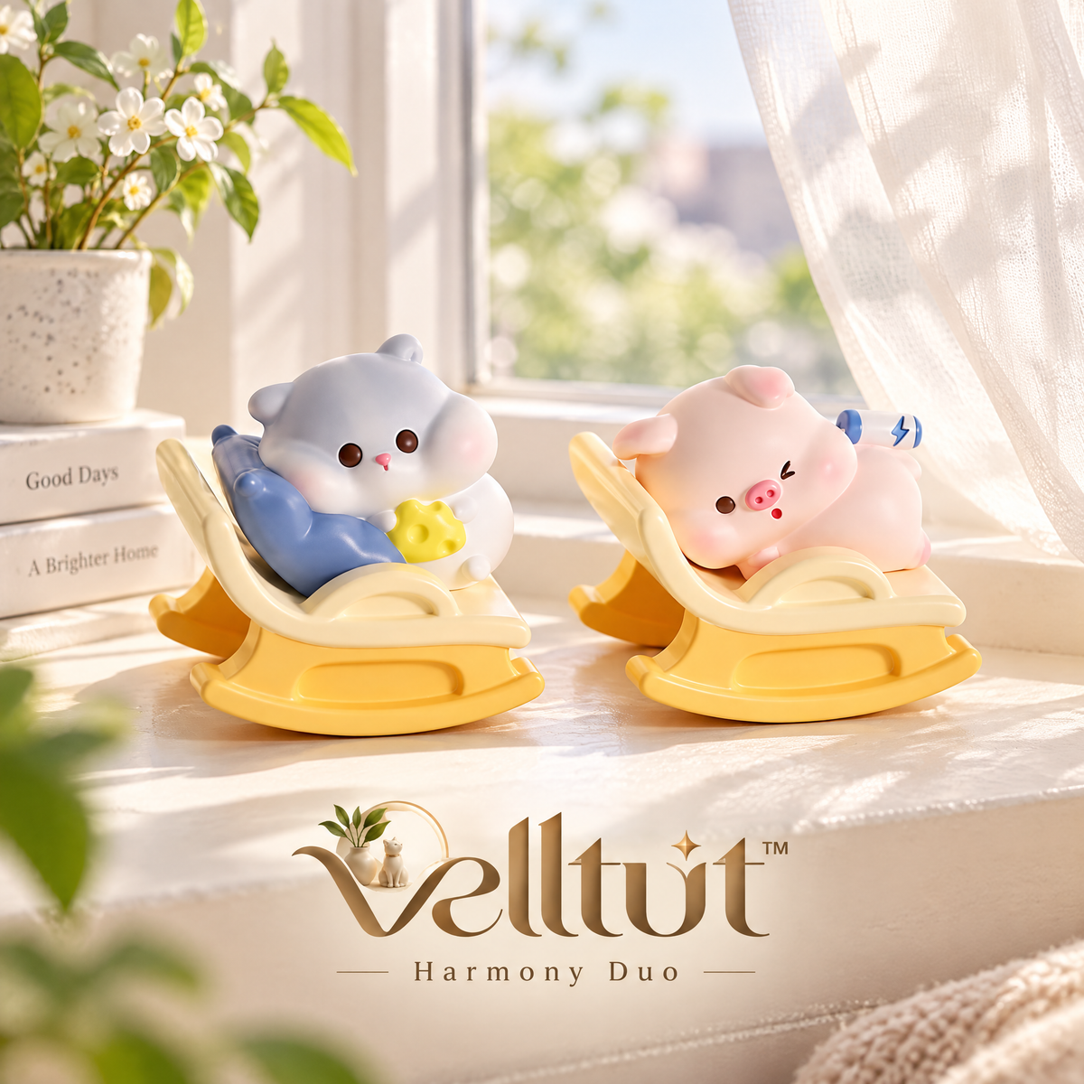velltut™ Cute Pink Pig Tumbler Toy
