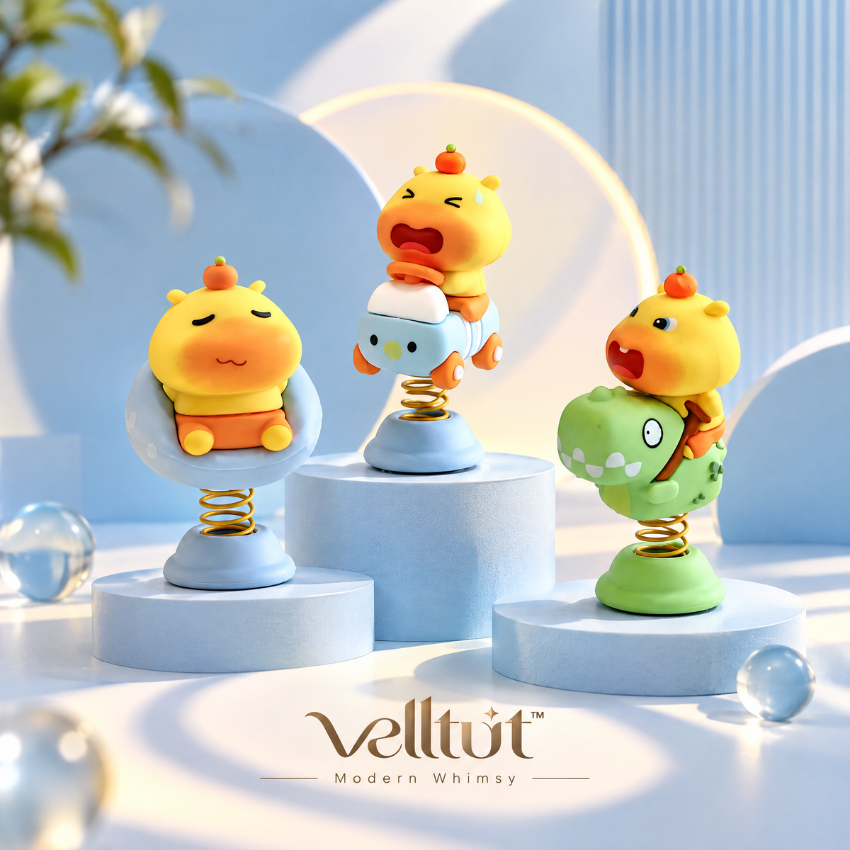 velltut™ Bobblehead Capybara Spring Toy