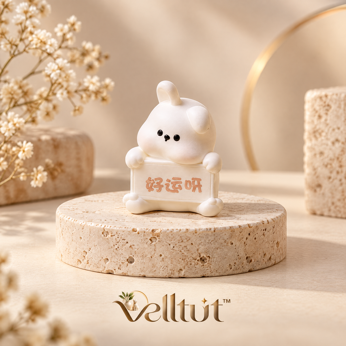 velltut™ Motivational Animal Message Sign Miniatures